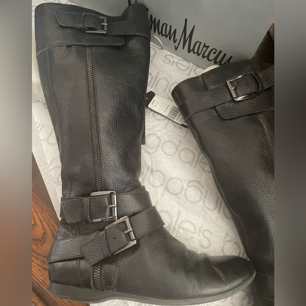 HARLEY MOTO Black Boots 6